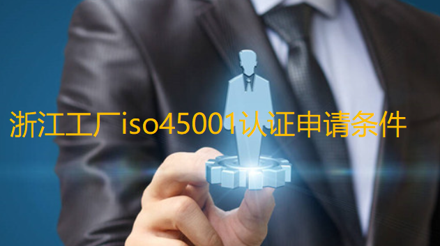 浙江企業(yè)申請ISO45001職業(yè)健康安全管理體系認證的標準是什么